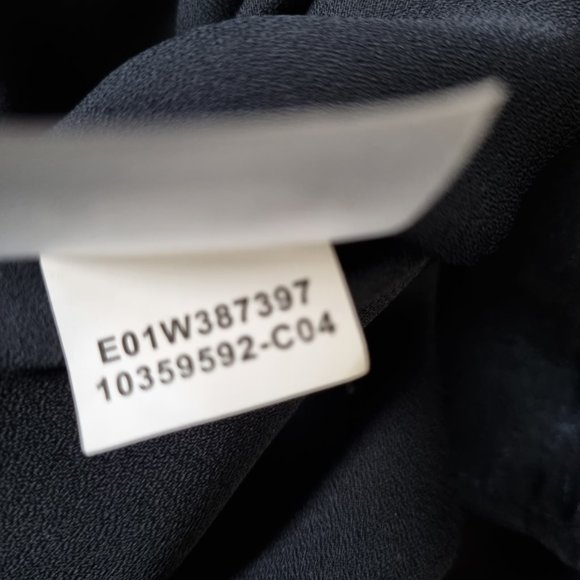 Jones New York Collection Blue Sheen Blouse Size M - Picture 7 of 9